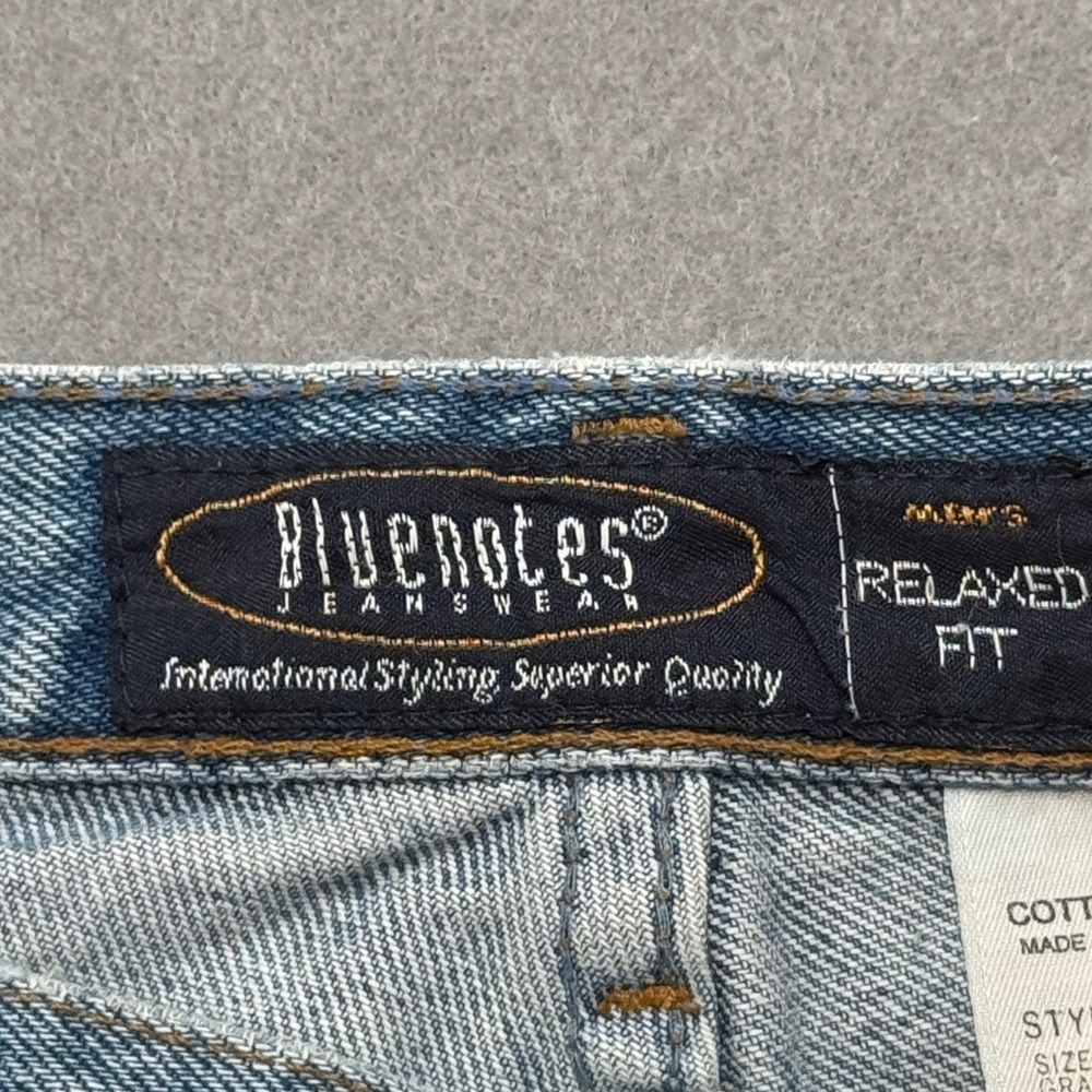 Vintage Bluenotes Bermuda Shorts Men's 38x11 Blue‎ Light Wash Relaxed Fit Canada - Picture 6 of 7